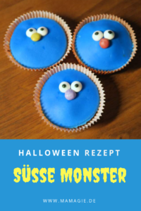 Rezept für Halloween Monster-Muffins