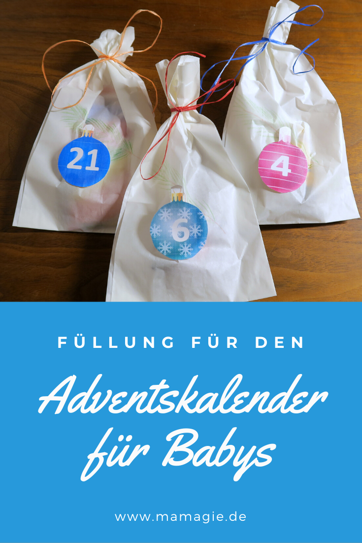 Ideen für den Adventskalender (Baby)